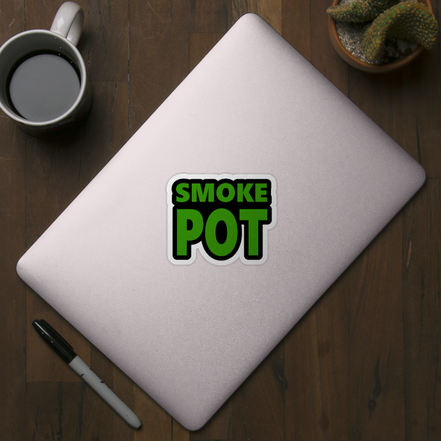 SMOKE POT - green vintage by ohyeahh